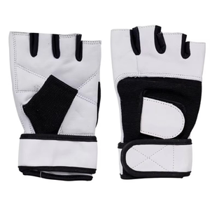 Gants d'entraînement sportifs en polyester avec sangle de poignet, respirants, sans doigts, demi-doigts, légers, unisexes, pour la musculation et la gym - Product Image 1