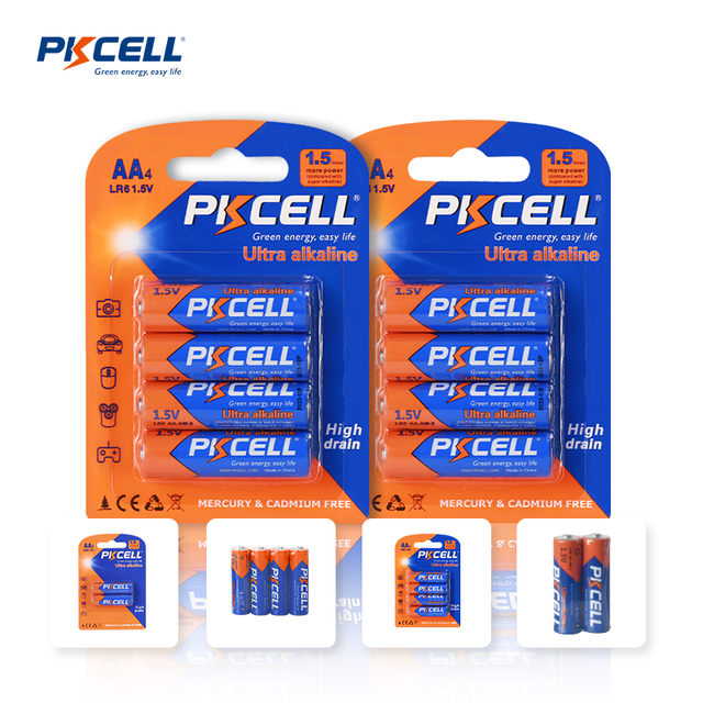 PKCELL Grade a Aa Aaa Batteries for Sale Alkaline Lr03 Lr6 for Wholesale