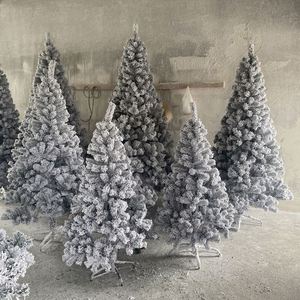 Sapin de Noël géant rotatif rose de 15 pieds en velours floqué réaliste avec ruban LED, lumières et décorations DIY - Product Image 2