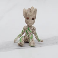 Décorations de jouets Mini Groot pour aquarium, petit ornement pour aquarium, décoration Baby Groot, excellentes idées cadeaux