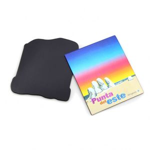 Factory Direct Price Tourist Souvenir Custom Photo Magnetic Sticker Low Moq Aluminum 3D Foil <b>Fridge</b> Magnets - Product Image 3
