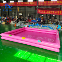 Nouvelle piscine gonflable légère en PVC de couleur personnalisée, parc aquatique pour enfants, piscine à sable, piscine à bulles, jouets aquatiques CE