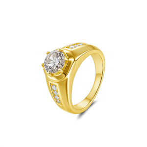 Classic Wide Band <b>Men</b> 925 Sterling Silver Moissanite <b>Ring</b> Luxury Business Wedding Engagement Fine Jewelry <b>For</b> Gentlemen - Product Image 1