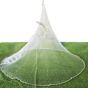 <span class=keywords><strong>Filet</strong></span> en fonte commercial professionnel de 12 pieds 3/8 pouces SQ 1.5 livres/pied <span class=keywords><strong>pour</strong></span> la pêche au crabe et aux crevettes en nylon durable à double nœud - Product Image 5