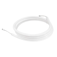 Tube lumineux néon en cuivre D25 28W/M 24V SPI UCS1903 240LEDs/m RGB 360 IP65 avec télécommande