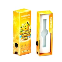 Emballage de cartouches jetables 0,5 ml, personnalisé avec logo, écologique, pelliculage mat, 1g, CR, à l'épreuve des enfants, pour boîte à glace Myrtille