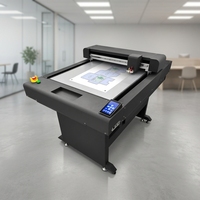 Flachbett-Schneideplotter Aufkleber-Etiketten-Schneidemaschine Plotter CCD-Kamera Schrittmotor Doppelkopf für Kartonherstellung