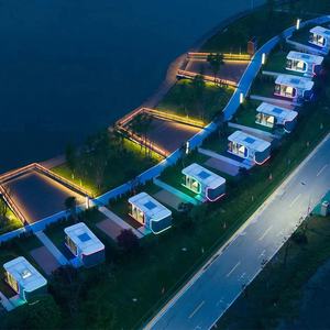 Maison préfabriquée Pod Chambre à coucher Cabine Apple Pod Capsule préfabriquée Chambre d'hôtel Maisons en conteneur - Product Image 6