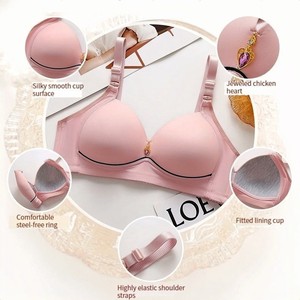 New Rhinestones Sexy Push up Bra Wire <strong>Free</strong> BC Cup Large Size Underwear Comfortable <strong>Lingerie</strong> Women's Thin Cup Glossy Bras