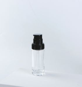 cosmetic packaging POPULAR Screen Printing Customized Logo Cosmetic <strong>suncream</strong> Glass Packaging Wholesale foundation bottle - Product Image 3