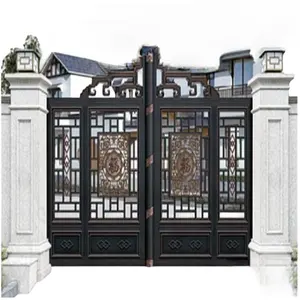 Customized Professional Entrance Fancy Door Latest Main Gate Designs French Doors