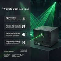 Mesin Portabel 60w RGB Merah Hijau Biru Lampu Laser LED Animasi 3D IP33 DMX512 Nirkabel untuk Disko DJ Pertunjukan Pesta Pernikahan
