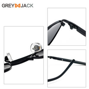 Gafas de sol polarizadas Greyjack para hombre, montura completa, lentes TAC, protección UV400, montura azul y negra - Product Image 1