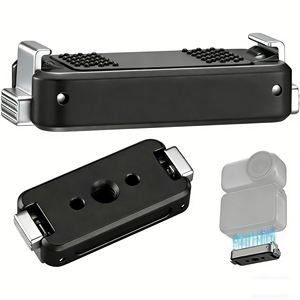 Support magnétique à dégagement rapide pour DJI Osmo <span class=keywords><strong>Action</strong></span> 6 Osmo Nano, support en aluminium, base d'extension avec trou de vis 1/4 pour trépied - Product Image 1