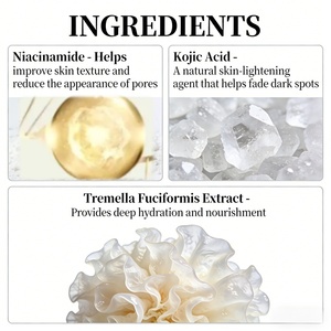 Sérum éclaircissant pour la peau 30 ml Niacinamide Acide kojique - Vente chaude Marque privée <span class=keywords><strong>Correcteur</strong></span> <span class=keywords><strong>de</strong></span> taches brunes pour tous les types <span class=keywords><strong>de</strong></span> peau Vente en gros - Product Image 3