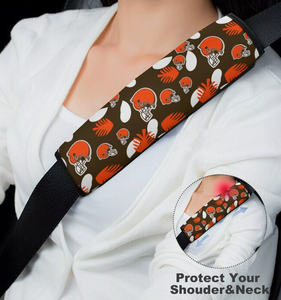 Los 32 equipos de Cleveland Browns pueden personalizar fundas de cinturón de seguridad de coche personalizadas de alta calidad que son antideslizantes y cómodas - Product Image 2
