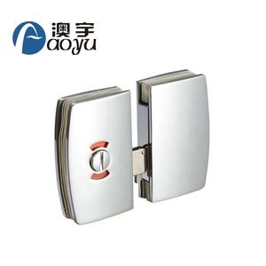 ขายร้อน Frameless สองด้านล็อคประตูกระจก - Product Image 2