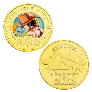 Regali Promozionali di Alta Qualità in Metallo, Moneta Commemorativa Creativa e Durevole con Design Anime Cartoon Cool <span class=keywords><strong>One</strong></span> <span class=keywords><strong>Piece</strong></span> - Product Image 4