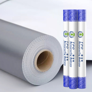 Membrane de toiture monocouche TPO d'usine pour l'imperméabilisation de toit plat - Product Image 3