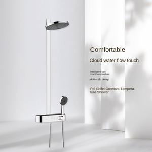 Hansgrohe Pulsify S <span class=keywords><strong>Showerpipe</strong></span> 260 2jet EcoSmart avec ShowerTablet Select 400 24241 Ensemble de <span class=keywords><strong>douche</strong></span> thermostatique Modèle 24241007 - Product Image 2