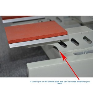 Nouvelle presse pneumatique à plat pour marquage thermique, petite machine de transfert de chaleur pour étiquettes de col et impression de vêtements, imprimante à plat - Product Image 3