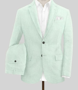 MTM nouveaux costumes décontractés <span class=keywords><strong>pour</strong></span> hommes coupe ajustée costumes <span class=keywords><strong>en</strong></span> <span class=keywords><strong>lin</strong></span> solide hommes <span class=keywords><strong>de</strong></span> qualité supérieure costumes <span class=keywords><strong>pour</strong></span> hommes avec pantalons et gilets grande taille sur mesure - Product Image 2