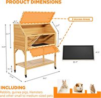Couveuse à poussins JQ, équipement avicole, boîte de couvaison en bois avec thermomètre, capacité de 25 poussins, convient aux canards