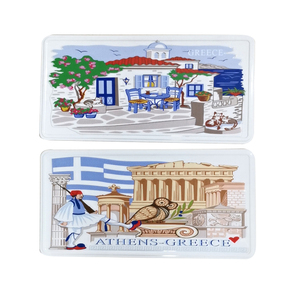 Atenas, Grecia recuerdo metal en relieve coche número de placa - Product Image 2