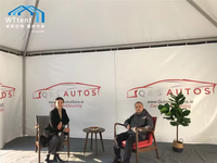 10x10 16x16 20x20 pieds Logo publicitaire extérieur en aluminium salon tente exposition événement chapiteau gazebos auvent Pop Up tentes