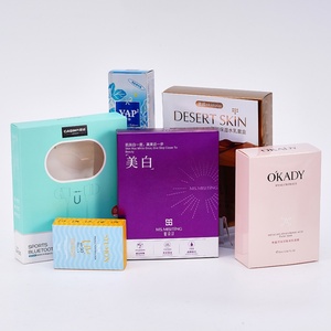 Caja de Papel para Botellas de Cosméticos con Impresión a Todo Color de Zhonghao Packaging, con Logotipo en Relieve, Caja de Regalo de Papel Plegable - Product Image 3