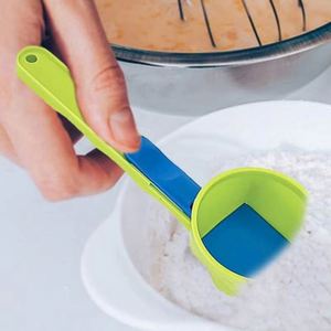 Wholesale No Spill Eco-Friendly Long Handle Measuring <b>Spoon</b> Funnel for Protein Powder Workout Sports Drinks Baby Formula K-Cup - Product Image 4