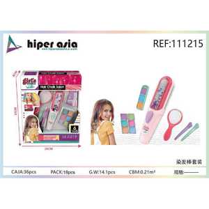 Ragazze Creative parrucchiere Set salone con pettine di gesso per capelli e accessori in polvere essenziali - Product Image 1