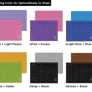 Tapis de découpe auto-cicatrisant A1 rose en PVC, grand format, pour tissu - Product Image 2