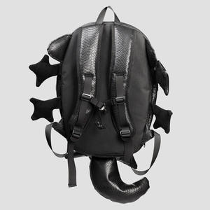 Mochila de Baloncesto con Diseño de Monstruo Divertido y Elegante, con Cierre, Marca Moderna, para Estudiantes Masculinos, para Motocicleta, Casco de Motocicleta - Product Image 3