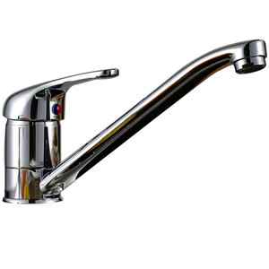 Chengming Kitchen Faucet Single Handle Deck Mounted 360 Degree Rotate Contemporary Style Ceramic Valve Core - Product Image 5