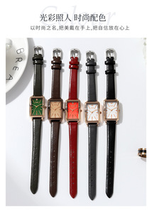 Retro-style women's watch slim and compact high-end quartz watch - Product Image 3