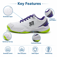 Zapatillas de Bádminton Profesionales para Pista Cubierta, Ligeras, Transpirables, Antideslizantes y Resistentes al Desgaste, para Entrenamiento Deportivo, para Hombre y Mujer