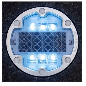 Dissuasore Stradale Solare Riflettente <span class=keywords><strong>a</strong></span> Doppia Faccia in Alluminio Pressofuso Durevole IP68 per Autostrade - Product Image 1