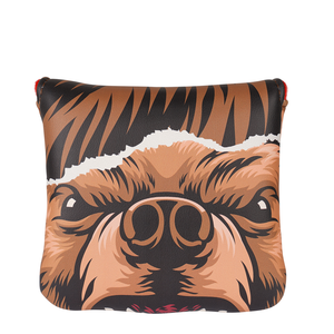 Funda Protectora para Putter de Golf Cuadrada de Cuero Suave Estampado al por Mayor, Funda para Cabeza de Palo de Golf con Diseño de Oso - Product Image 5