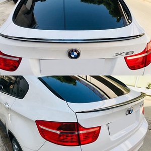 DGRCCS X6M E71 P Style Carbon Fiber UV Paint Polished Rear Spoiler Wing 2007-2014 <b>Tape</b> Installation - Product Image 6