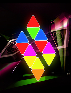 Bộ Điều Khiển IC RGB Thiết Kế Tự Làm WiFi + IR Tại Nhà Thông Minh Bảng Đèn <span class=keywords><strong>LED</strong></span> Thông Minh Hình Tam Giác Ma Thuật Ứng Dụng Thông Minh - Product Image 2