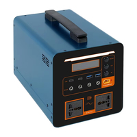 Power Bank LiFePO4 Portabel 600W untuk Luar Ruangan 220V Kapasitas Besar Gelombang Sinus Murni Penyimpanan Energi RV Baterai Lithium Daya Tinggi