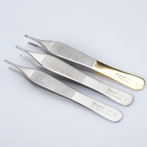Adson Tissue Forceps Dressing Forceps Surgical Tweezers For Dental Surgical Instrument