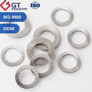 Arandelas de Bloqueo de Cuña Heico Nor d Lock M18-M100 de Acero Inoxidable SS 304 304L 316 316L 1.4301 1.4306 1.4401 1.4404 <span class=keywords><strong>Din</strong></span> <span class=keywords><strong>25201</strong></span> YJT 6017 - Product Image 1