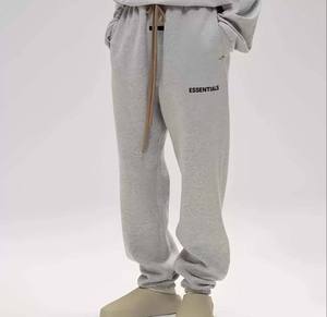Prêt à l'emploi FW24 Automne Sweat-shirt et pantalon de survêtement en <span class=keywords><strong>molleton</strong></span> essentiel à motif lettres 80% Coton/20% Polyester 480 g/m² Coupe oversize Pull en laine peignée écologique - Product Image 6