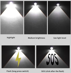 Nhà Máy Trực Tiếp 3000 Lumens Đèn Pin LED <span class=keywords><strong>Torch</strong></span> Ánh Sáng Pin Có Thể Sạc Lại Zoomable Đèn Pin Và <span class=keywords><strong>Torch</strong></span> Với Ngân Hàng Điện - Product Image 2