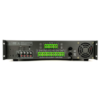 Mingsion 120W-700W Amplifier Profesional 2U Besi & Aluminium 2/4-Kanal 6-Zona Sistem Pengeras Suara Tegangan Tinggi