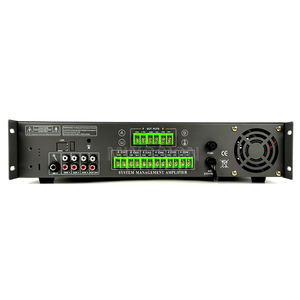 เครื่องขยายเสียงระดับมืออาชีพ 120W-700W ขนาดใหญ่ 2U สีเงิน 6 โซน สำหรับระบบประกาศสาธารณะ - Product Image 3