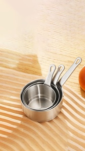 Pratica tazza di salsa 304 in acciaio inossidabile da 80ml per bistecca pepe nero formaggio Ketchup <span class=keywords><strong>Kebab</strong></span> BBQ condimento spezie di colore nero - Product Image 4