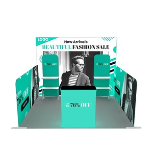 10x10 xách tay nhanh chóng thiết lập seg Backlit <span class=keywords><strong>Pop</strong></span> <span class=keywords><strong>Up</strong></span> hiển thị Backdrop triển lãm Modular kệ đứng quảng cáo triển lãm thương mại gian hàng - Product Image 2